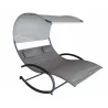 Double Chaise Rocker - Sienna - White BG - Double Chaise Rocker - Sienna - White BG