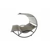 Double Chaise Rocker - Cocoa - White BG - Double Chaise Rocker - Cocoa - White BG
