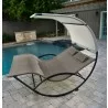 Double Chaise Rocker - Cocoa - Actual - Double Chaise Rocker - Cocoa - Actual
