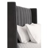 Essentials For Living Chandler Queen Bed in Dark Dove Natural Gray - Headboard Side