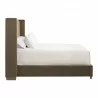 Essentials For Living Chandler Queen Bed in Caramel Velvet - Side - Essentials For Living Chandler Queen Bed in Caramel Velvet - Side