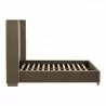 Essentials For Living Chandler Queen Bed in Cream Velvet - Headboard Side - Essentials For Living Chandler Queen Bed in Cream Velvet - Headboard Side