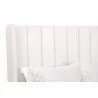 Essentials For Living Chandler Queen Bed in Cream Velvet - Headboard - Essentials For Living Chandler Queen Bed in Cream Velvet - Headboard