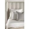Essentials For Living Chandler Queen Bed in Cream Velvet - Headboard Lifestyle