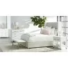 Essentials For Living Chandler Queen Bed in Cream Velvet - Lifestyle  - Essentials For Living Chandler Queen Bed in Cream Velvet - Lifestyle 