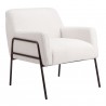 Charleston Accent Chair in Cream- Side View 4