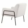 Charleston Accent Chair in Cream- Side View - Charleston Accent Chair in Cream- Side View