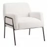 Charleston Accent Chair in Cream- Side View 2 - Charleston Accent Chair in Cream- Side View 2