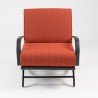 Outdoor Greatroom Company Chat Rocking Chairs w/ Papaya Cushions - Set of Two - Front  Angle