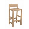 Anderson Teak Sedona Bar Chair - Angled