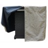 AZ Patio Heaters 32" Fire Pit Commercial Cover in Tan - Angle