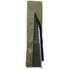 AZ Patio Heaters Square Glass Tube Patio Heater Commercial Cover in Tan - Front Angle
