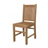 Anderson Teak Saratoga Dining Chair - Left Angle