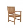 Anderson Teak Chester Dining Armchair - Angled