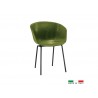 Bellini Modern Living Cherry Dining Chair - Set of 2 - Green