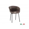 Bellini Modern Living Cherry Dining Chair - Set of 2 - Grey