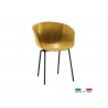 Bellini Modern Living Cherry Dining Chair - Set of 2 - Yellow