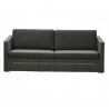 Cane-Line Chester 3-Seater Sofa Graphite Cushion - Black - Cane-Line Chester 3-Seater Sofa Graphite Cushion - Black