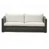 Cane-Line Chester 3-Seater Sofa Graphite Cushion -  White - Cane-Line Chester 3-Seater Sofa Graphite Cushion -  White