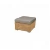 Cane-Line Chester Footstool/Coffee Table natural taupe custhion - Cane-Line Chester Footstool/Coffee Table natural taupe custhion