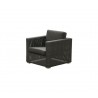 Cane-Line Chester Lounge Chair Graphite - Black Cushion