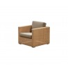 Cane-Line Chester Lounge Chair grey cushion