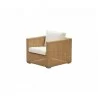 Cane-Line Chester Lounge Chair Natural - White Cushion - Cane-Line Chester Lounge Chair Natural - White Cushion