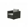 Cane-Line Chester Lounge Chair Graphite - Taupe Cushion - Cane-Line Chester Lounge Chair Graphite - Taupe Cushion