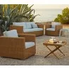 Cane-Line Chester 3-Seater Sofa evening view - Cane-Line Chester 3-Seater Sofa evening view