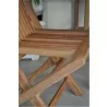 Anderson Teak Bristol Folding Chair Close view - Anderson Teak Bristol Folding Chair Close view