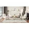Zuo Modern Chicago Accent Chair Ivory- Lifestyle - Zuo Modern Chicago Accent Chair Ivory- Lifestyle