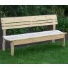 32" Red Cedar Chickadee Backed Bench - 32" Red Cedar Chickadee Backed Bench