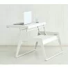 Cane-Line Chill-Out Coffee Table, Single, Dual Heights - White Colour - Cane-Line Chill-Out Coffee Table, Single, Dual Heights - White Colour