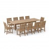 Anderson Teak Bahama Rialto 11-Pieces Rectangular Dining Set 4 - Anderson Teak Bahama Rialto 11-Pieces Rectangular Dining Set 4