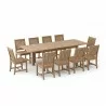 Anderson Teak Bahama Rialto 11-Pieces Rectangular Dining Set 4 - Anderson Teak Bahama Rialto 11-Pieces Rectangular Dining Set 4