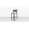 Source Furniture Chloe 20" Wicker Armless Bar Side Chair 7