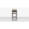 Source Furniture Chloe 20" Wicker Armless Bar Side Chair 8