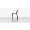 Source Furniture Chloe 20" Wicker Armless Bar Side Chair 5