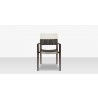 Source Furniture Chloe 23" Wicker Arm Dining Side Chair 6