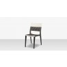 Source Furniture Chloe 20" Wicker Armless Dining Side Chair 1