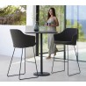 Cane-Line Choice Bar Chair W/Sled Base INDOOR Set - Cane-Line Choice Bar Chair W/Sled Base INDOOR Set