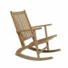 Anderson Teak Modern Rocking Armchair - Angled