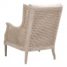  Essentials For Living Churchill Club Chair in Bisque - Back Angled