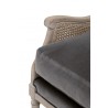  Essentials For Living Churchill Club Chair in Dark Dove Velvet - Seat Close-up