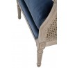  Essentials For Living Churchill Club Chair in Denim Velvet - Leg Close-up