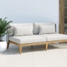 Sunpan Ibiza 2 Seater Sofa in Natural - Stinson White - Lifestyle