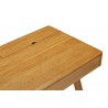 Greenington Jasmine Writing Desk, Caramelized - Top Angle