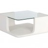 Sunpan Odis Coffee Table Grey - Front Side Angle