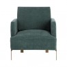 Sunpan Lorilyn Lounge Chair - Danny Sage Green - Front Angle