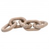 Essentials For Living Cinq Wood Link in Smoke Gray Pine - Front Angle